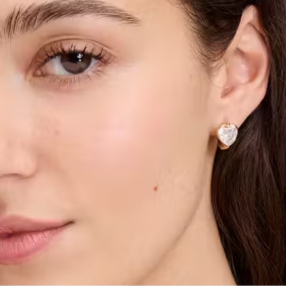 Kate Spade Cz Heart Huggie - Picture 2 of 6